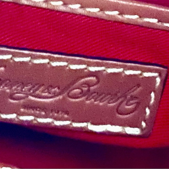 Dooney & Bourke Pink Tote with Brown Accents - Picture 7 of 8